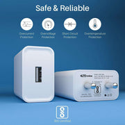 Portronics Adapto 62 USB Fast Charger-Black