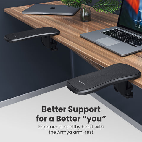 Portable arm rest for better support