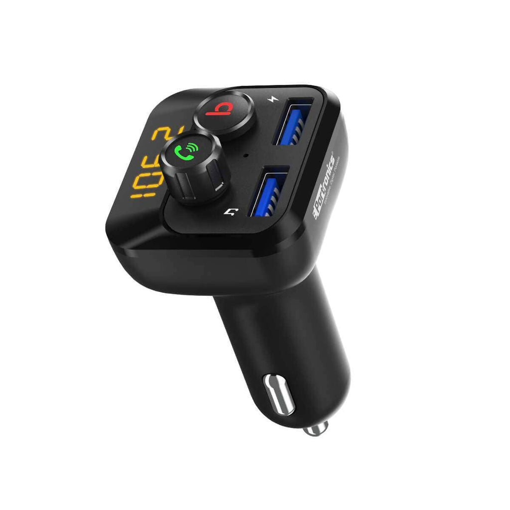 Portronics Auto10: Smart Car Audio Connector & USB Charger