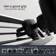 Portronics Clamp 2 Car Mobile Holder 360° Rotational Body with best grip