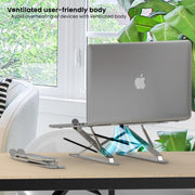 Portronics My Buddy K Pro Adjustable Portable Laptop Stand for Table