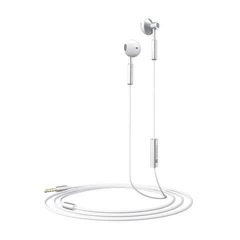Ear 1: In-Ear Stylish Wired Earphones, white color