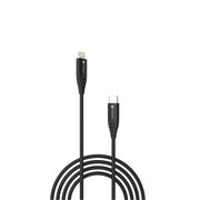 Konnect L1 c type Charger Cable Fast Charging 20W (portronics), Black