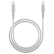 Portronics Konnect A type c to type c cable 1 meter long, white