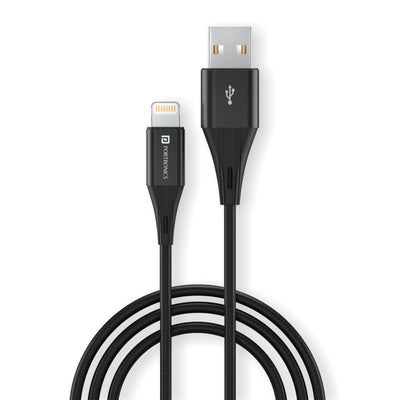 Portronics KONNECT B+ Nylon Braided 8 Pin USB Cable