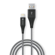 Portronics KONNECT B+ Nylon Braided 8 Pin USB Cable Black Colour