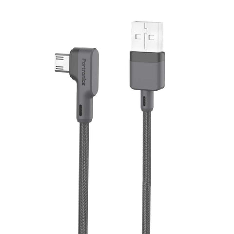 Konnect L MicroUSB: 1.2m micro USB Charging Cable - Portronics