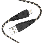 Portronics Konnect Spydr 8-Pin Micro USB cable, Black
