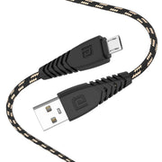 Portronics Konnect Spydr Micro USB Cable, Black