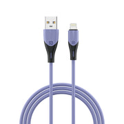 Portronics Konnect Way 8 Pin USB Charging Cable for Iphone, purple