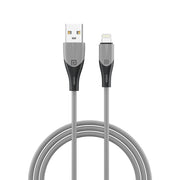 Portronics Konnect Way 8 Pin USB Charging Cable for Iphone, grey