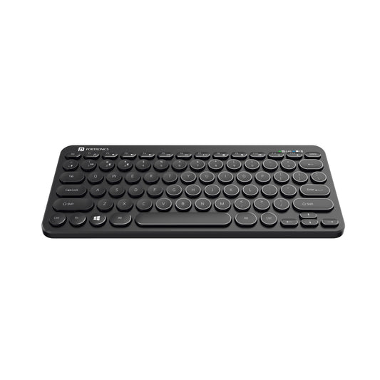 Black Portronics Bubble Wireless keyboard for laptop and pc| best wireless keyboard for laptop| wireless keyboard online at best price