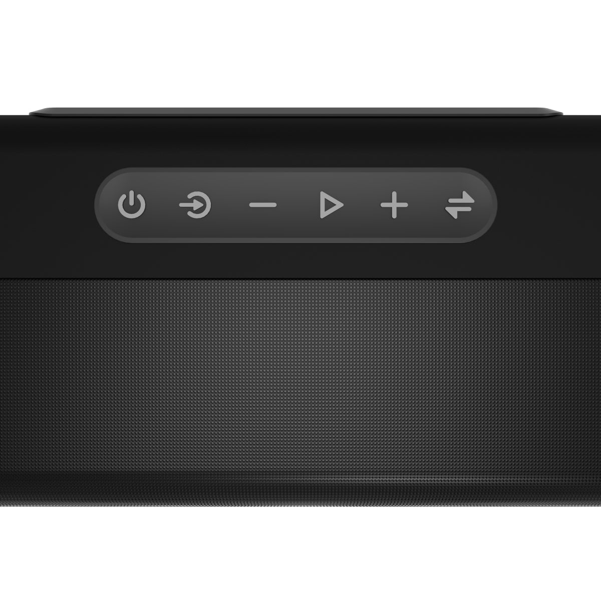 Black Portronics Sound Slick V Wireless Soundbar Speaker | 80W Wireless TV Sound Bar with Bluetooth, AUX & Optical Input | best soundbar for TV and music