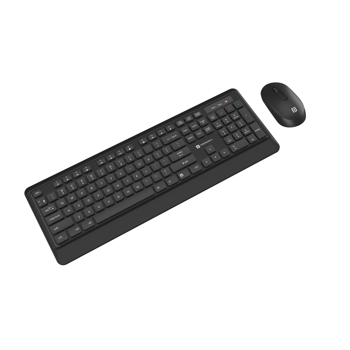  Z-Black portronics key5 combo keyboard and mouse combo | ergonomic slim design for office and home use | keyboard and mouse, laptop keyboard

