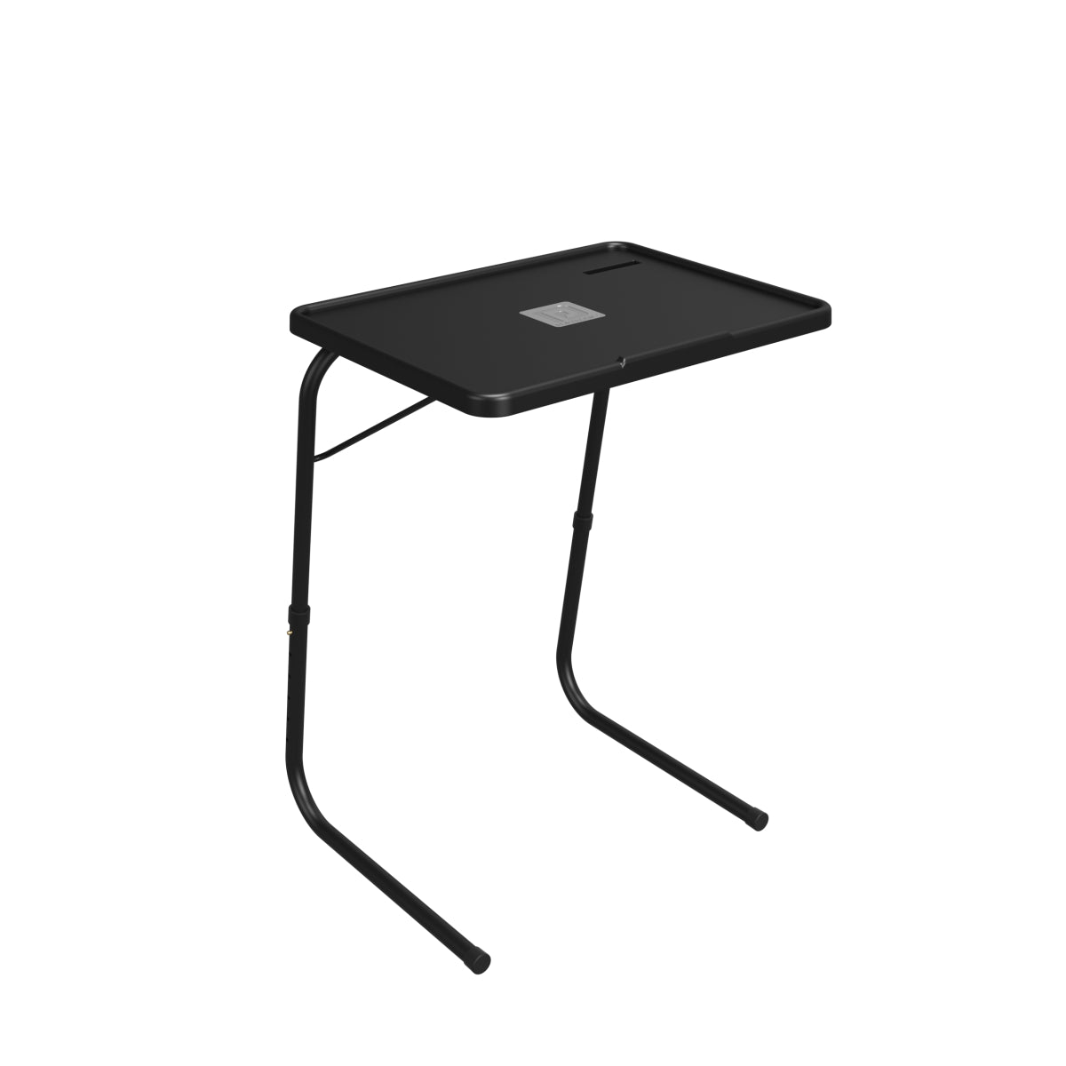 black portronics my buddy f foldable laptop stand | three adjustable tilt angles table | reading a book at comfortable angles laptop stand for bed | how to adjust angle on a portronics laptop stand