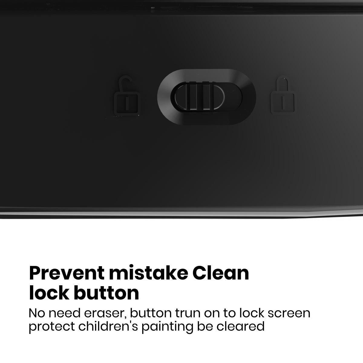 portronics ruffpad 8.5m anti erase lock writing pad | accidental erase prevention lock switch electronic writing pad | saving drawings and notes multicolour slate | how to lock content on a paperless writing pad
